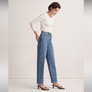 The Perfect Vintage Straight Jean in Earlwood Wash - Madewell